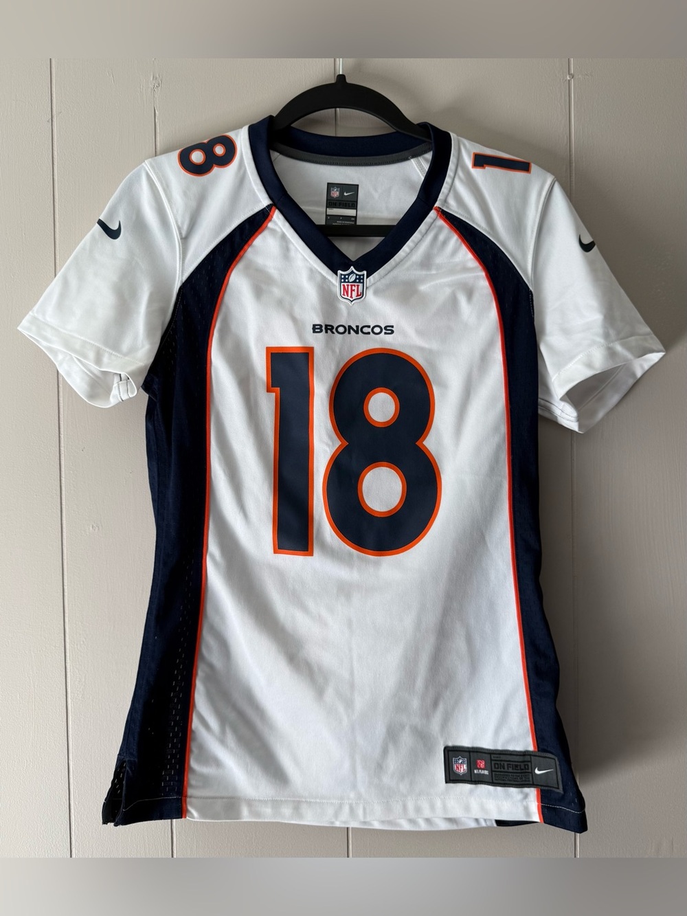 Nike Denver Broncos Peyton Manning #18 On Field Jersey Men’s Small White